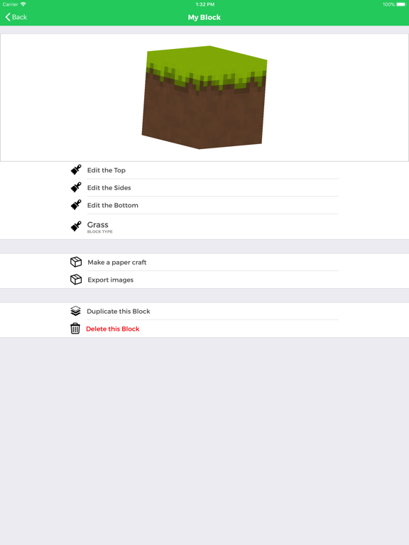 Screenshot #5 pour Block Builder for Minecraft