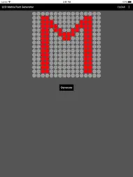 LED Matrix Font Generator ipad bilder 0