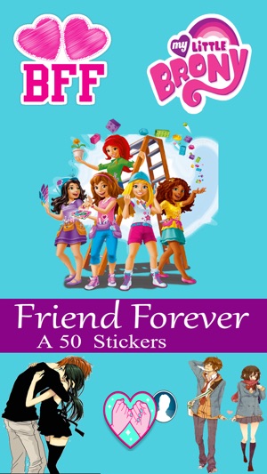 Love Friends Forever Stickers(圖1)-速報App