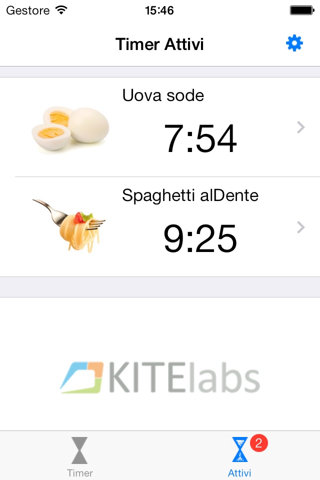 alDente (cooking timer) screenshot 4