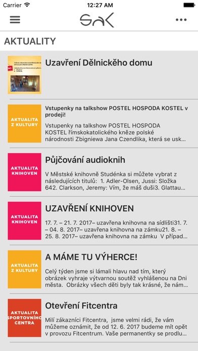 SAK Studénka screenshot 2