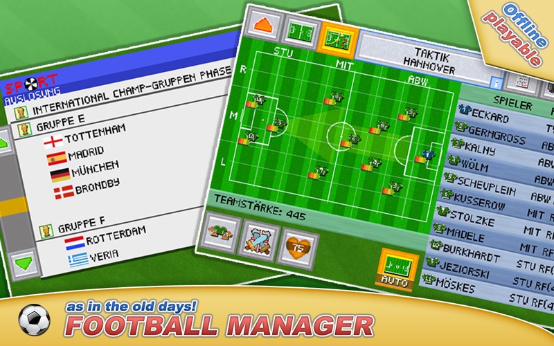 Screenshot #1 pour Football Pocket Manager 2017