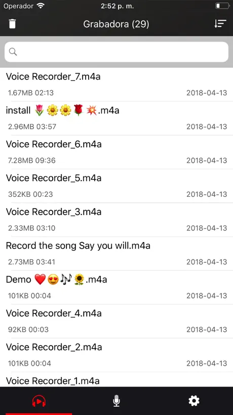 Voice recorder - Voz