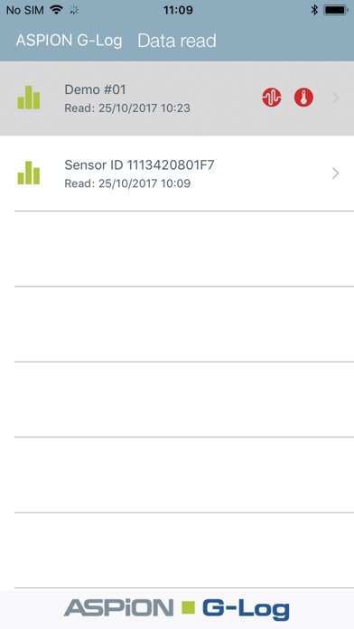 ASPION G-Log Data logger screenshot 4