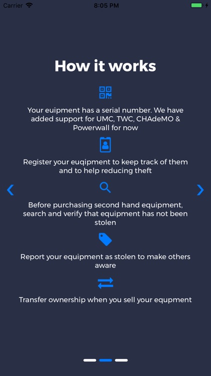 Tesla Equipment Registry