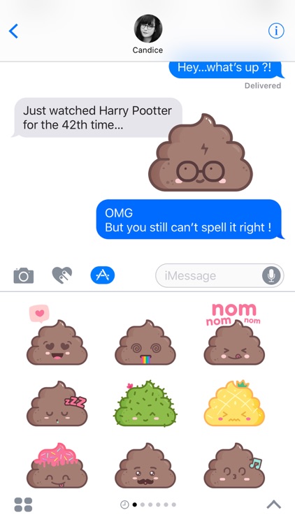 PooPooPidou Cute Poop Stickers by Sarah Lafeuil
