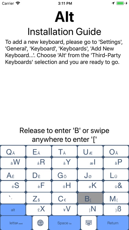 Alt - Keyboard Extension screenshot-3