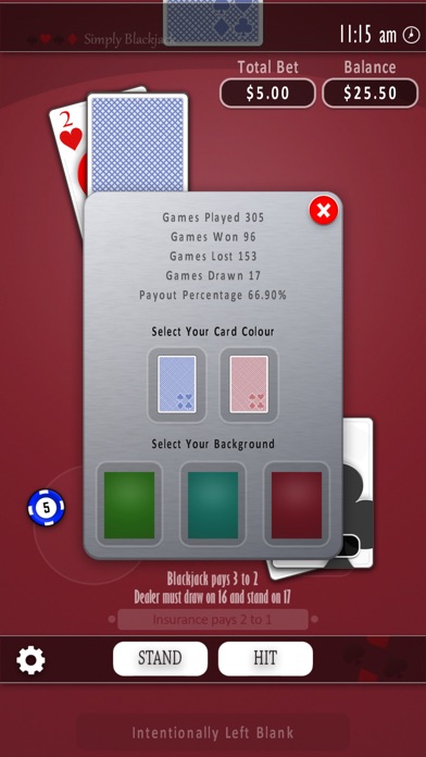 Simply Blackjack screenshot 4