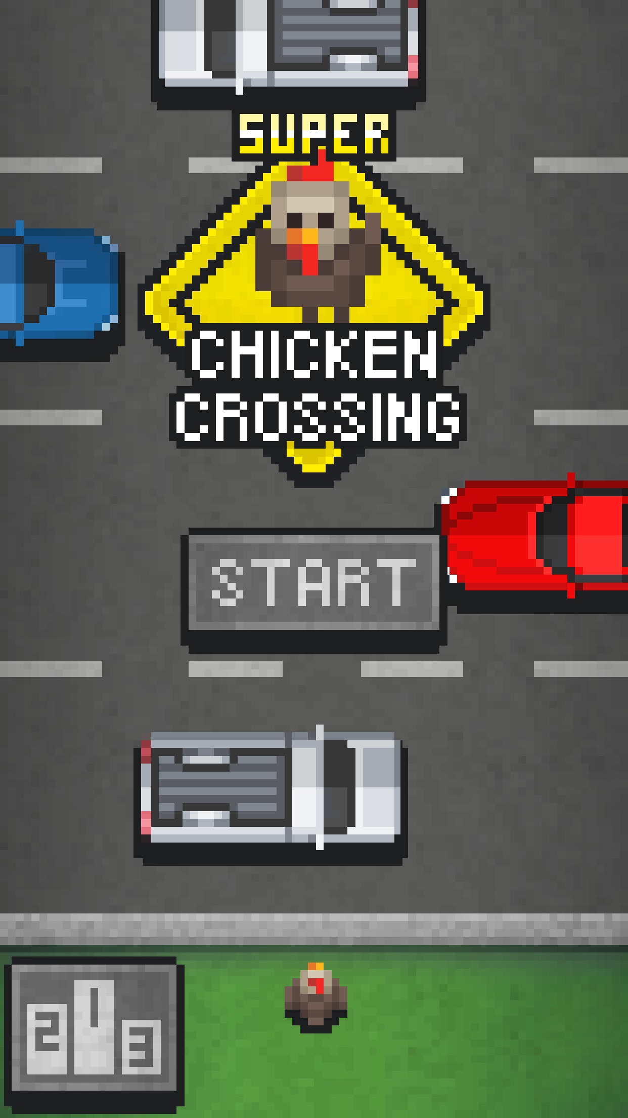 Screenshot 1 of Super Chicken Crossing