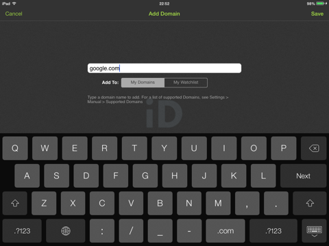 iDomain Monitor for iPad screenshot 2