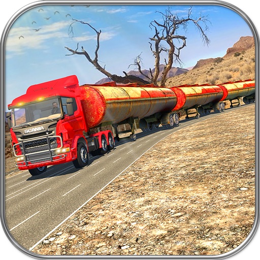 Oil Tanker Long Truck Cargo Icon