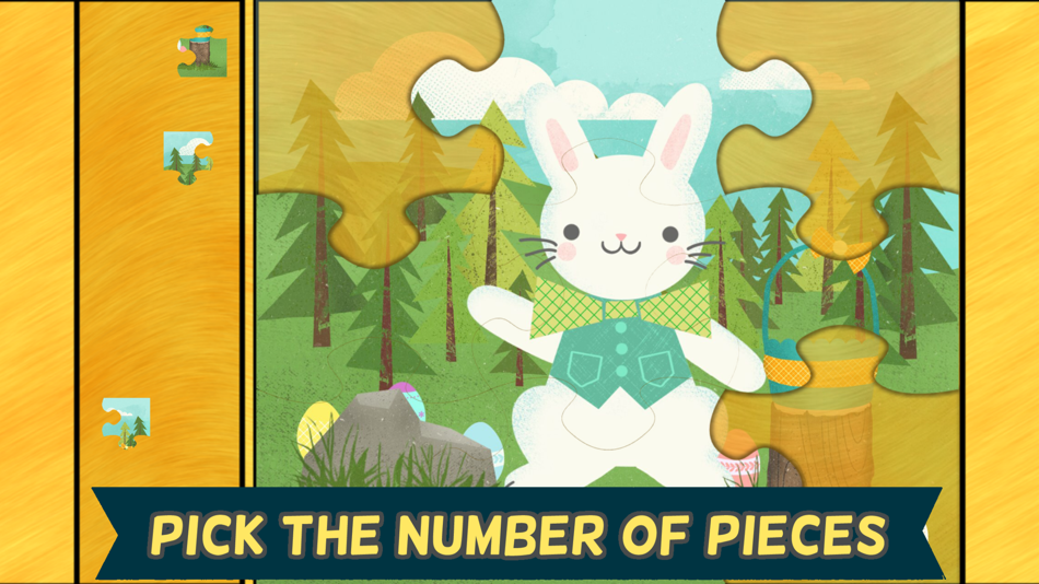 #2. Easter Bunny Games for Kids: Egg Hunt Puzzles (iOS) Podle: Scott Adelman Apps Inc