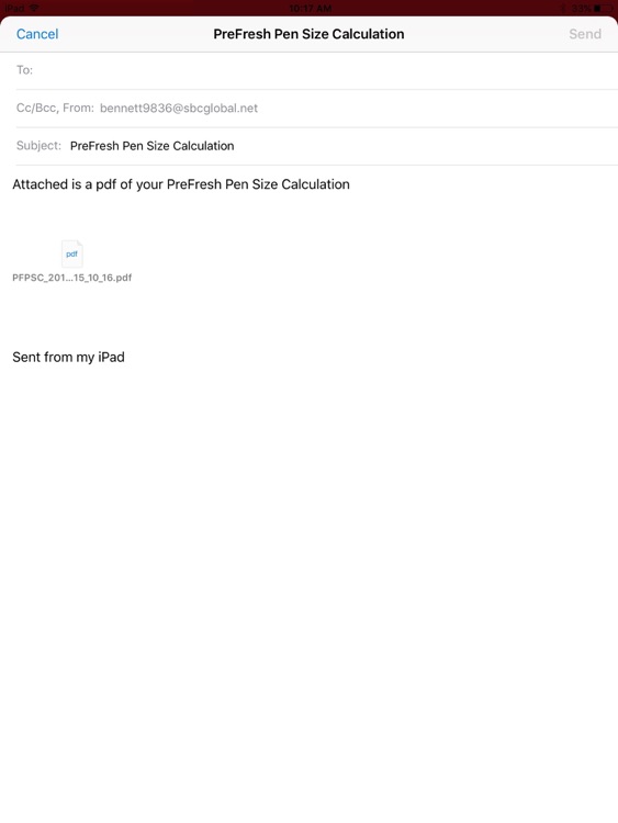 PreFresh Pen Size Calculator screenshot-3