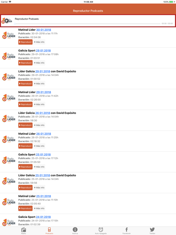 Screenshot #5 pour Radio Lider