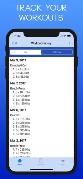 Game screenshot Workout Tracker - Fitness Log apk
