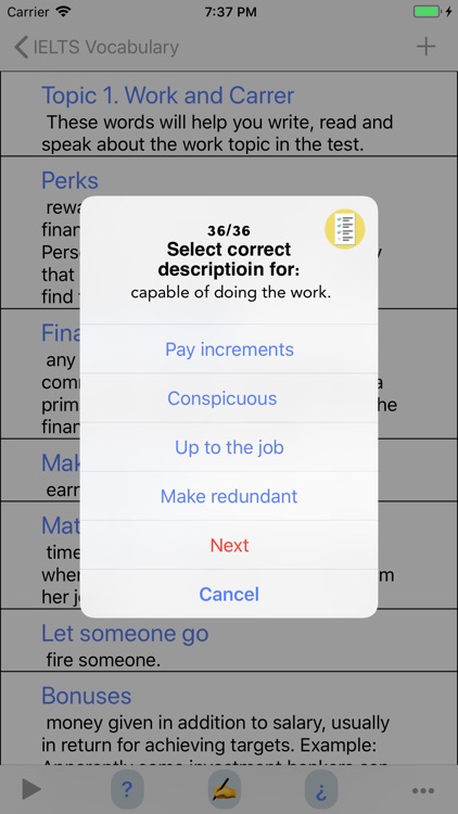 IELTS Vocabulary Listening screenshot-4