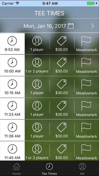 Screenshot #3 pour Meadowlark Golf Tee Times