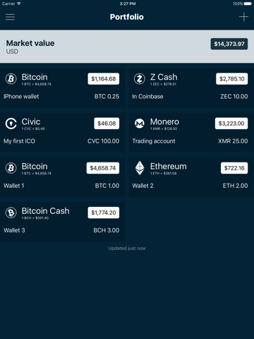 Mighty Market cryptocurrencies screenshot 3