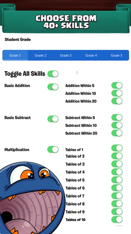 Monster Math for kids - 1st, 2nd, 3rd grade games screenshot-4