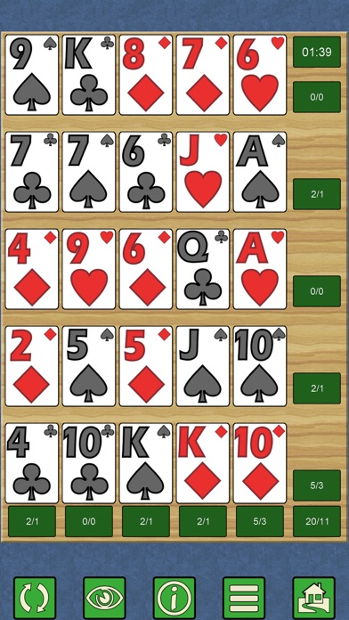 Poker Solitaire V+ Screenshot