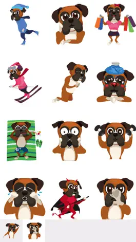 Game screenshot BoxerMoji - Boxer Dog Emoji apk