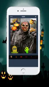 Zombie Picture Booth Halloween screenshot #1 for iPhone