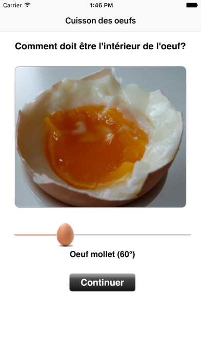 Screenshot #1 pour Cuisson des oeufs