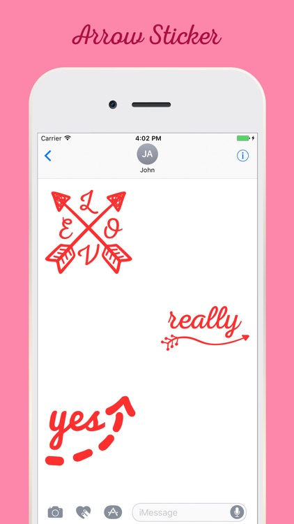 Arrow Stickers For iMessage
