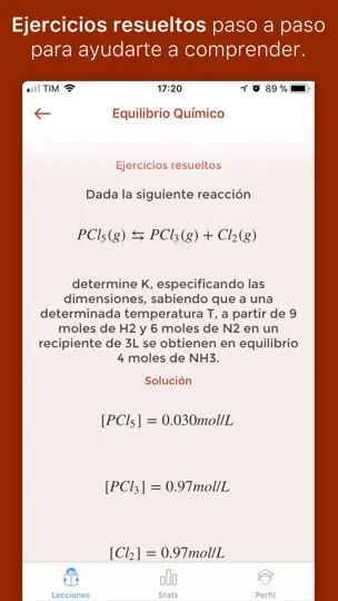 Captura de pantalla de IQuímica™ en iPhone 4