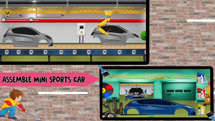 Mini Sports Car Factory - Mechanic Garage Repair