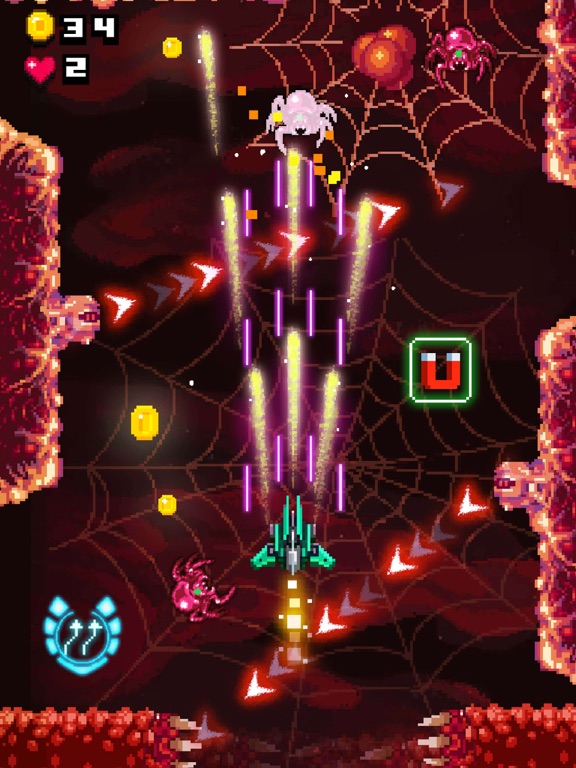 Screenshot #4 pour Space War - Pixel Shooter