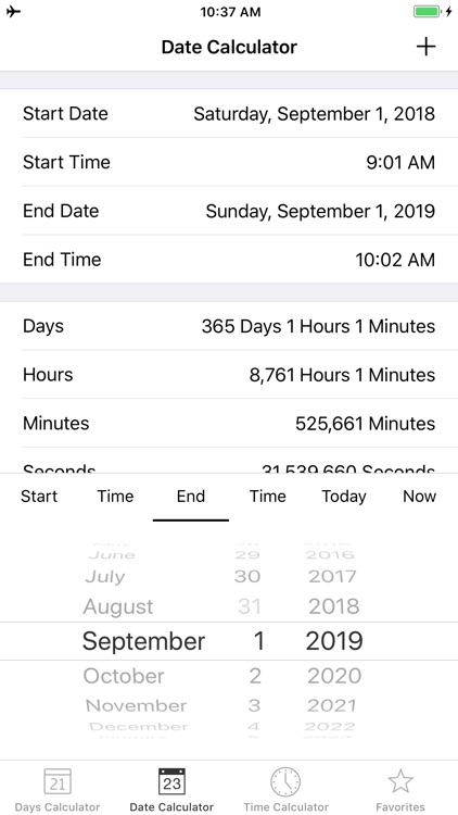 Time & Date & Days Calculator