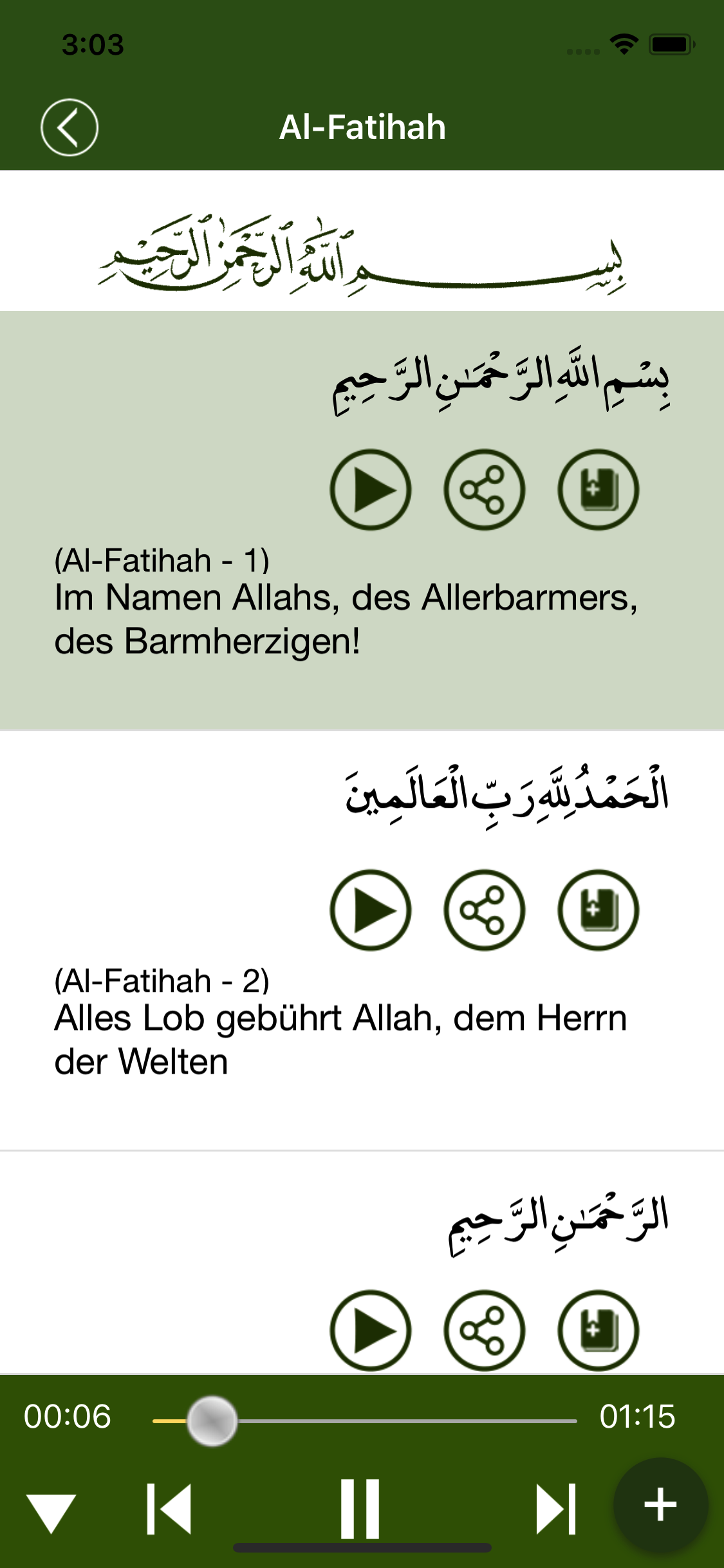 Koran auf Deutsch