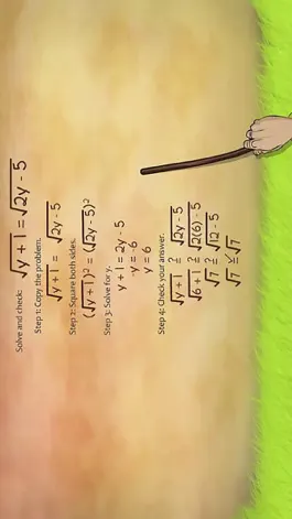 Game screenshot Equations Containing Radicals hack