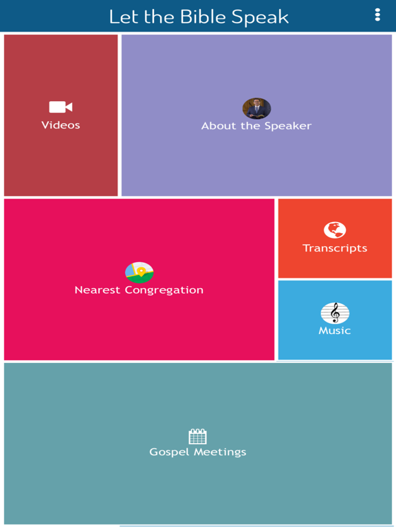 Let the Bible Speak iPad screenshot 1 - Reference app