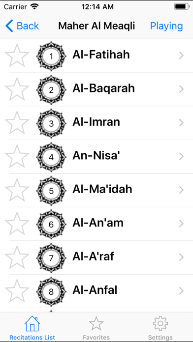 Quran Telawat iPhone screenshot 4 - Education app
