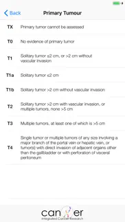 liver cancer tnm staging tool iphone screenshot 3