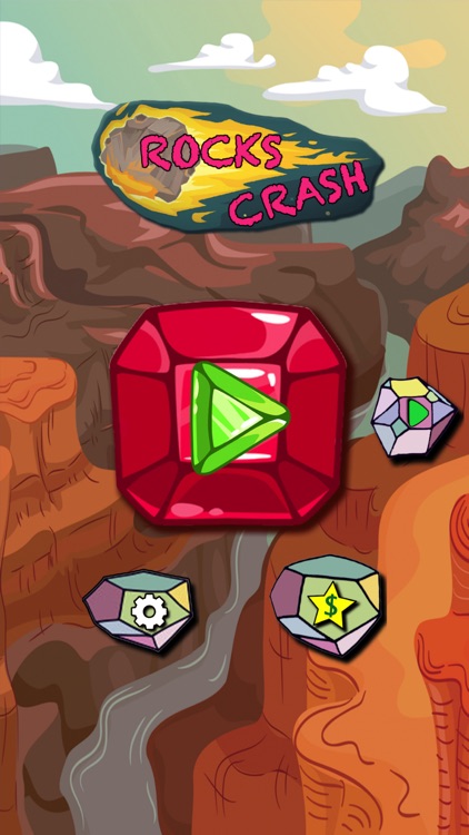 Rocks crash-crush match 4 game