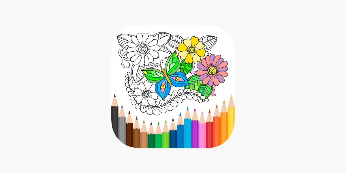 Stress Relief Adult Color Book on the App Store