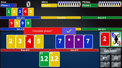 Phase Rummy Plus card game screenshot 3