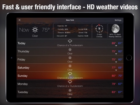 10 Day NOAA Weather screenshot 4