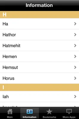 Game screenshot Egyptian Gods Pocket Reference hack