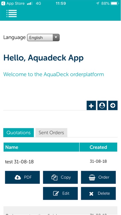 Aquadeck Order Tool
