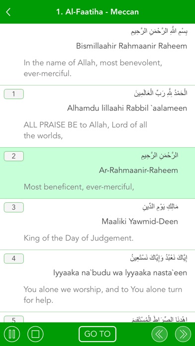 The Quran in English screenshot 2