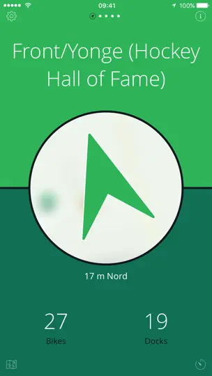 Screenshot von Toronto Bikes — Die Einfache Bike Share App auf dem iPhone 2