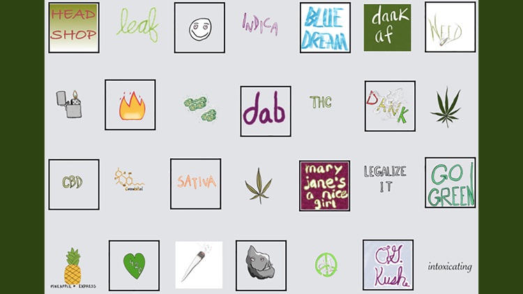 Weed Indeed Stickers