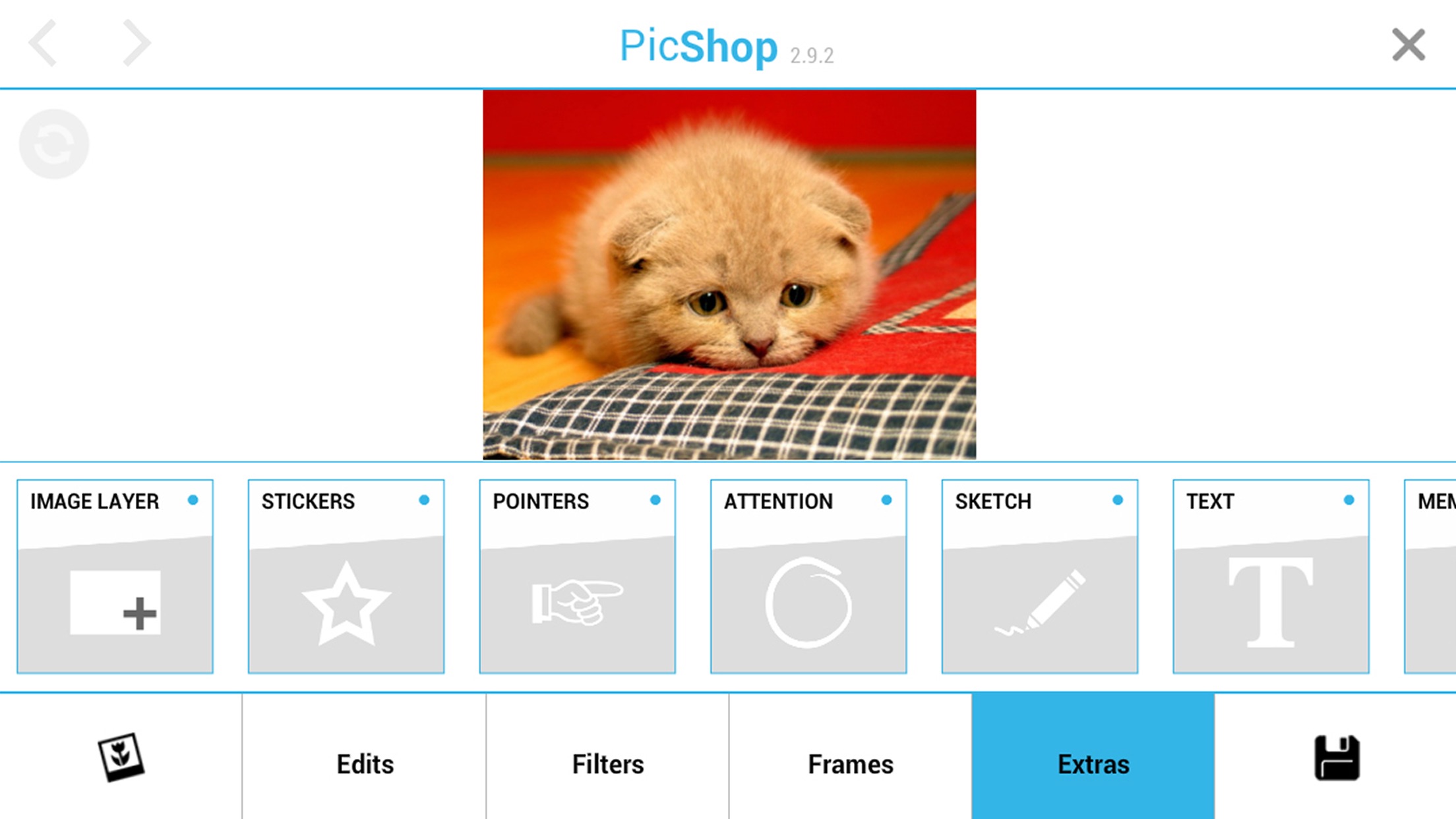 Screenshot do app PicShop HD - Photo Editor