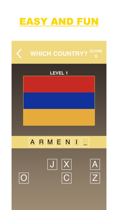 Which Country? - Word Quiz screenshot 2