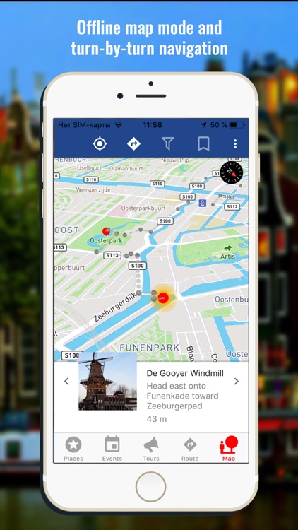 Amsterdam travel map guide screenshot-3