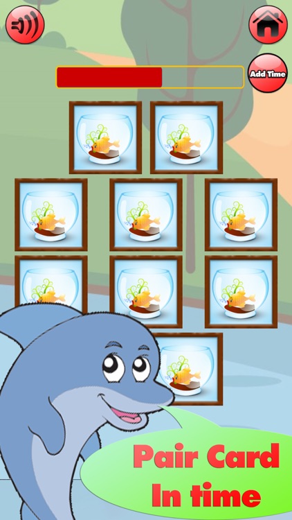 Aqua Match Memory Card Game